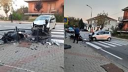 Scontro tra auto a scooter a San Raffaele Cimena: motociclista finisce al Cto