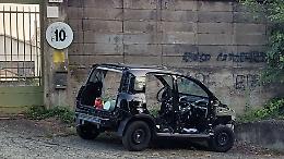 Rivoli, ritrovata auto completamente distrutta a pochi passi dall’ospedale