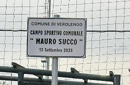 Verolengo nel ricordo di Mauro Succo: il Comunale porterà per sempre il suo nome