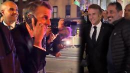 "Indovina un po'? È tutto bloccato per te". Macron resta imbottigliato a New York e telefona a Trump (VIDEO)
