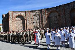 Castellamonte, giurano i volontari della Croce Rossa sotto la Rotonda Antonelliana