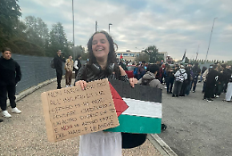 Tutti in strada: la prima protesta studentesca di Ivrea per Gaza