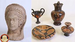 Torino, un tesoro restituito allo Stato: 254 reperti archeologici tornano alla collettività