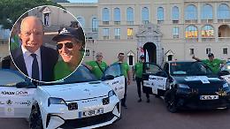 Casalborgone in pista: l’ex sindaco Giardino alla Riviera Electric Challenge. Premiazione con Alberto II di Monaco