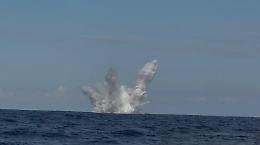 Fatta esplodere a Pantelleria una bomba della Seconda guerra mondiale (VIDEO)