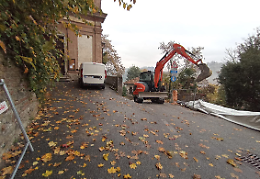 Al via i lavori in piazza Zuretti: Bussolino Alto rinasce dopo la frana