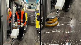 GTT investe 2,8 milioni per la pulizia dei mezzi