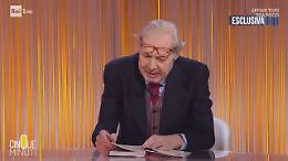 Vittorio Sgarbi torna in tv dopo la malattia e presenta il suo nuovo libro da Bruno Vespa (VIDEO)