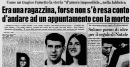 Duplice suicidio riuscito a metà: l’amore proibito di Antonio e Maria Donata finito nel cianuro