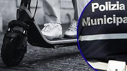 Alt ignorato davanti alla scuola di Ciriè: inseguimento in monopattino tra genitori e studenti