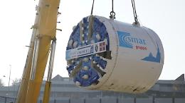 L’idropolitana raggiunge il primo chilometro: la talpa “Gaia” avanza nel sottosuolo