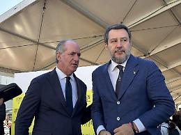 Salvini frena su Zaia mentre la Lega esplode sull’autonomia a ridosso del voto che può ribaltare i rapporti di forza nel centrodestra
