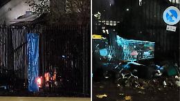 Fiamme libere in tre strutture abbandonate, in Barriera di Milano ancora degrado