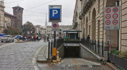 Torino, lavori straordinari al parcheggio di piazza Castello