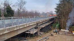 Sp98, sul ponte di Sciolze la viabilità riparte ma con i freni tirati