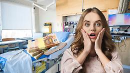 La mappa dei ricoveri d’oro: a Napoli 1300 euro per 1 giorno in ospedale, a Bergamo 370