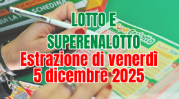 Corsa al jackpot mentre l’estrazione del 5 dicembre premia solo i sei “5”