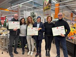Ivrea, la generosità passa dal supermercato: tre associazioni aiutate da Conad