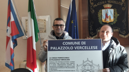 Palazzolo Vercellese installa il nuovo pannello tattile multimediale: la Chiesa di San Germano diventa accessibile anche ai non vedenti