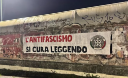 CasaPound provoca Torino: striscioni contro l’antifascismo sotto le Molinette