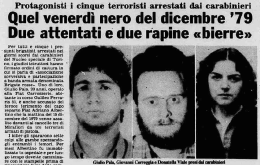 Torino, 14 dicembre 1979: una scia di sangue tra fabbriche, pistole e mitra. La citt&agrave; ostaggio di terroristi e banditi