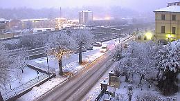 Ecco la neve! Fiocchi fino a 300 metri tra Langhe e Cebano (FOTO e VIDEO)