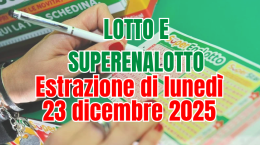 Estrazioni di marted&igrave; 23 dicembre 2025, il SuperEnalotto resiste e il jackpot continua a crescere