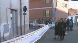 Quando Alice Castello entr&ograve; nella storia con una torta lunga un chilometro e cento metri