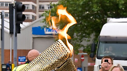 La Fiaccola Olimpica illumina Venaria Reale