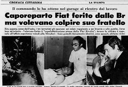 Il gemello sbagliato: l&rsquo;attentato delle Brigate Rosse alla FIAT, l&rsquo;errore di persona e il sangue degli anni di piombo a Torino