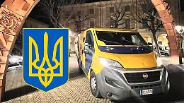 Dal Canavese all&rsquo;Ucraina a bordo di un furgone blindato: una catena umanitaria unisce due popoli