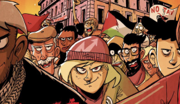 I manifesti di Zerocalcare per il corteo di Askatasuna a Torino, battuti all'asta su E-Bay