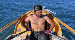 Ce l'ha fatta! Lorenzo Barone, 28 anni, ha attraversato l'oceano Atlantico a remi