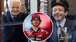Mattarella chiede di Pecco Bagnaia a Valentino Rossi: la MotoGP irrompe sul tram di Milano-Cortina