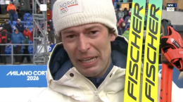 Bronzo olimpico e lacrime in diretta: Sturla Holm L&aelig;greid confessa un tradimento in diretta (VIDEO)