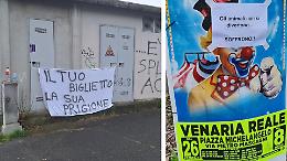 Striscioni contro il Circo Medini a Venaria: "Gli animali soffrono". La titolare sporge denuncia: "Abbiamo il diritto di lavorare!"