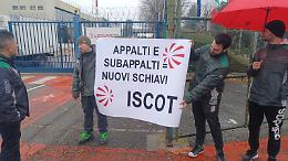 Sciopero davanti ai cancelli di Leonardo: i lavoratori dell&rsquo;appalto chiedono contratto e salario adeguati