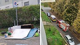 Rifiuti e auto bloccano i soccorsi: il caso di via Togliatti