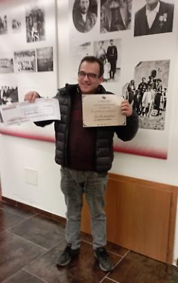 Gianluca Cotza, primo premio con &ldquo;La vita che vorrei&rdquo;