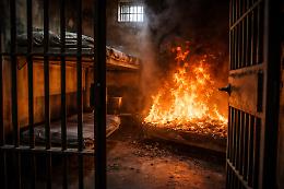 Incendio nel carcere di Marassi: detenuto torinese d&agrave; fuoco alla cella, tragedia sfiorata