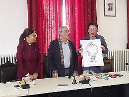 Scuola e inclusione, delegazione kazaka in visita a Castellamonte