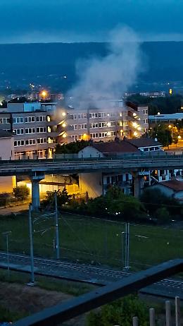 Tribunale di Ivrea in fiamme. I cittadini han sentito un forte boato