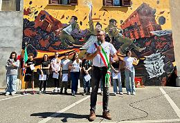 A Nole il murale dei Tre Partigiani torna a parlare alla citt&agrave;