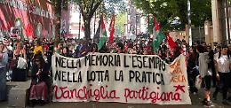 25 aprile a Vanchiglia. Memoria e tensioni davanti ad Askatasuna. Una targa per Ambrogio Furlan