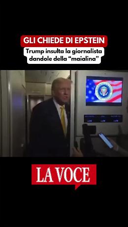 "Zitta, maialina": giornalista fa una domanda a Trump sul caso Epstein e viene insultata (VIDEO)