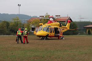 Moto contro trattore sulla 460: 28enne grave al CTO