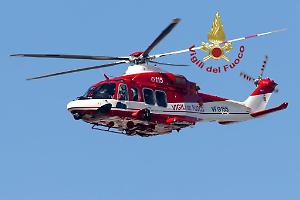 Escursionista bloccato a Balme, salvato dai Vigili del Fuoco con l’elicottero