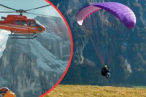 Atterraggio d’emergenza: 22enne torinese precipita col parapendio