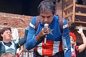 Rubato il costume da Capitan America: a Torino scompare un simbolo di speranza per i bambini malati