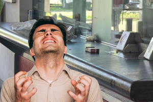 Distrutta la stazione di Pinerolo: devastato il controsoffitto, lattine e cartacce ovunque